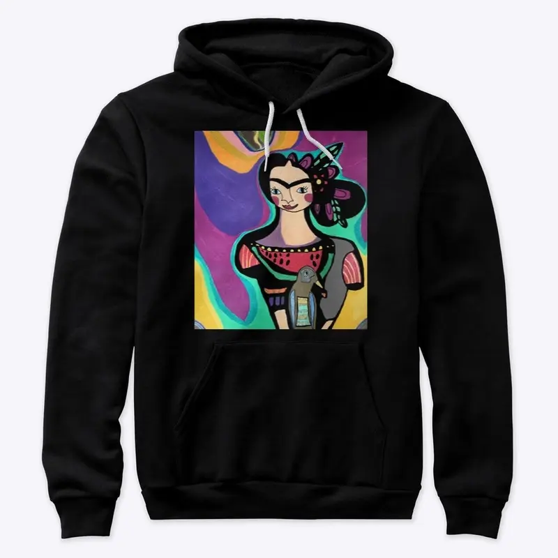 Frida Bird Hoodie (Dark)